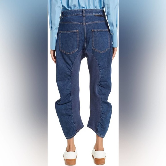 STELLA MCCARTNEY Xenia Khaki Horseshoe Bend Trousers Size Italian 38 US size 2 - Picture 8 of 8